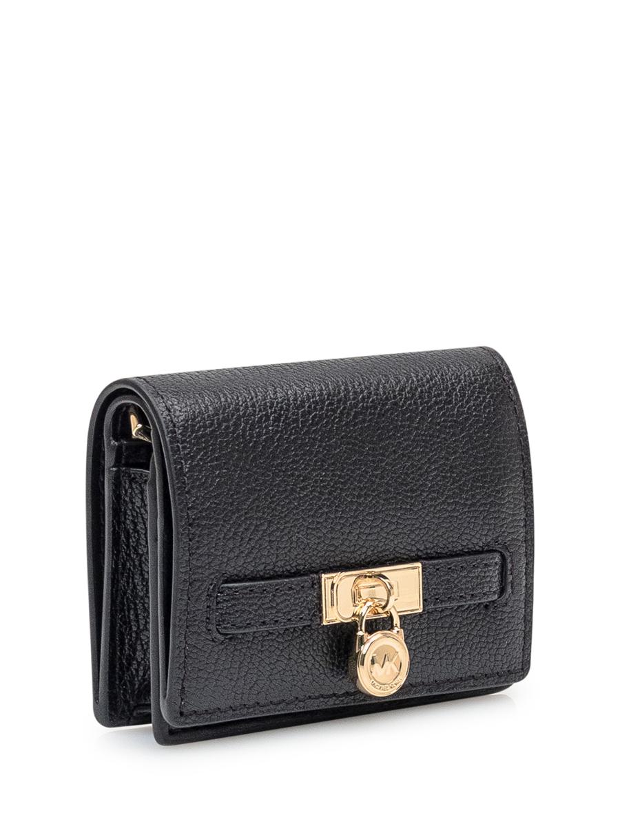 Michael Kors Michael Kors Schwarze Lederbrieftasche