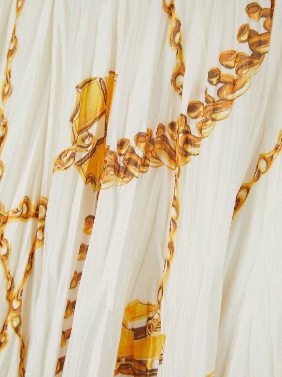 Burberry Mini-Rock mit Schild und Metallbesatz