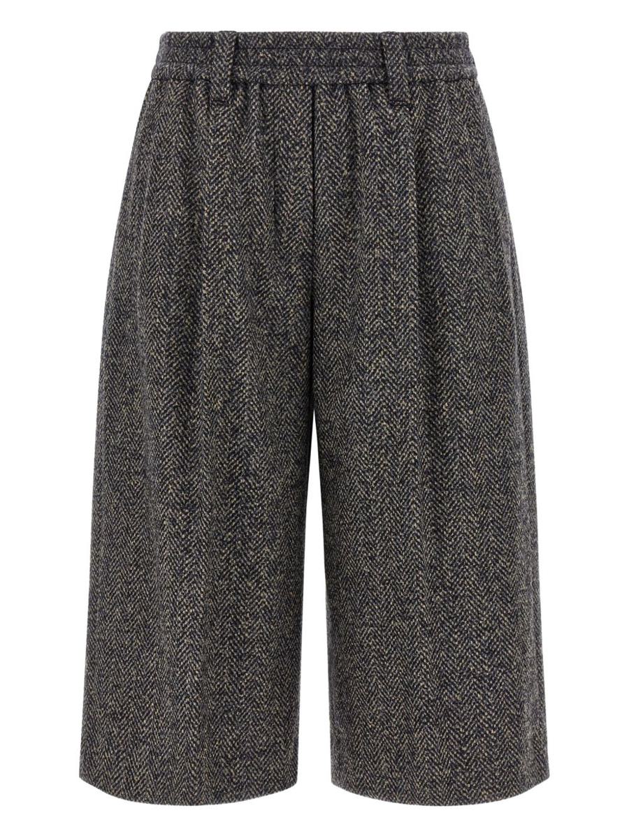 Brunello Cucinelli Woll-Bermudashorts