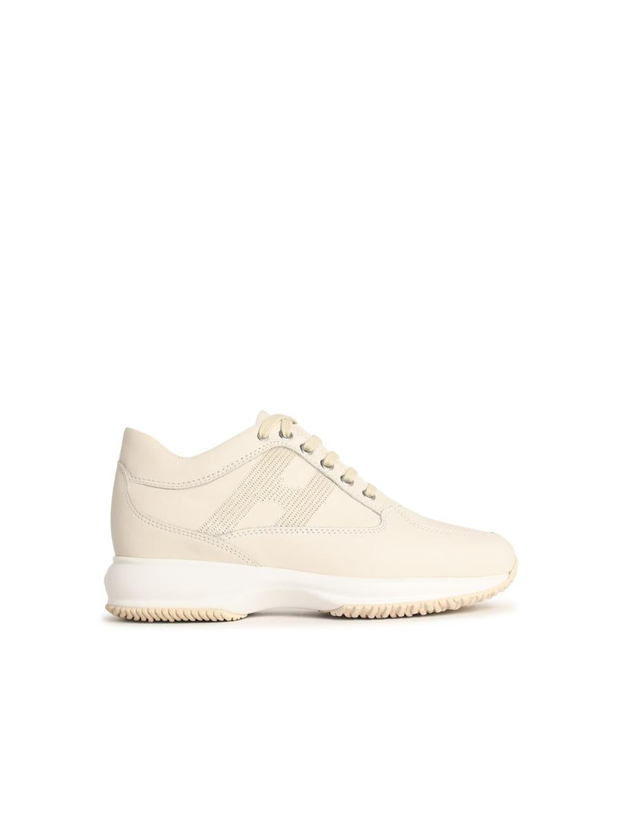 Hogan „Interactive“ Joghurt-Leder-Sneaker