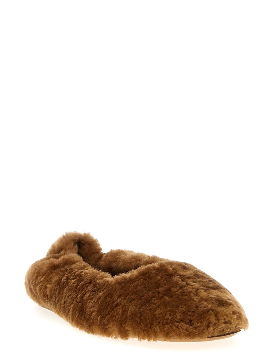 Dries Van Noten Pelzballerinas
