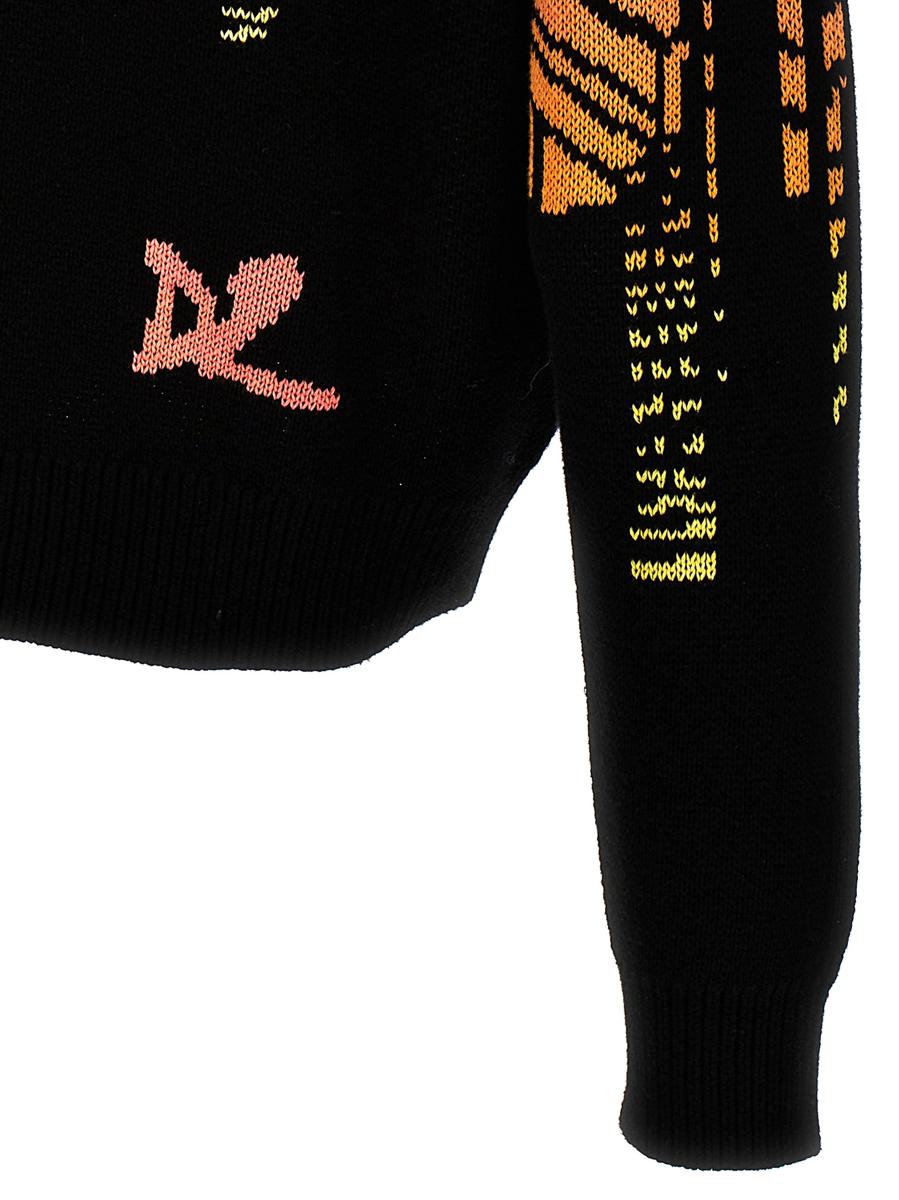 DSQUARED2 Intarsienpullover