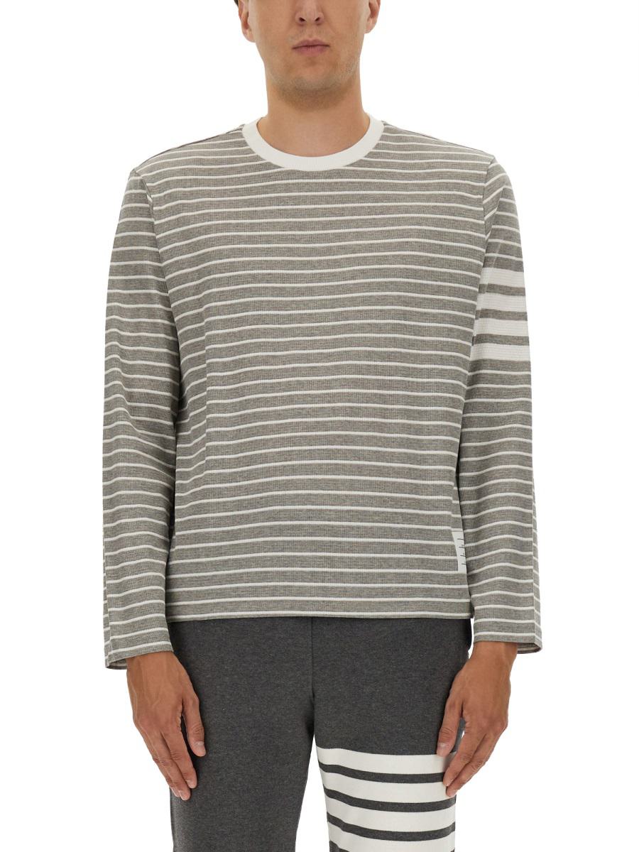Thom Browne – Gestreiftes T-Shirt
