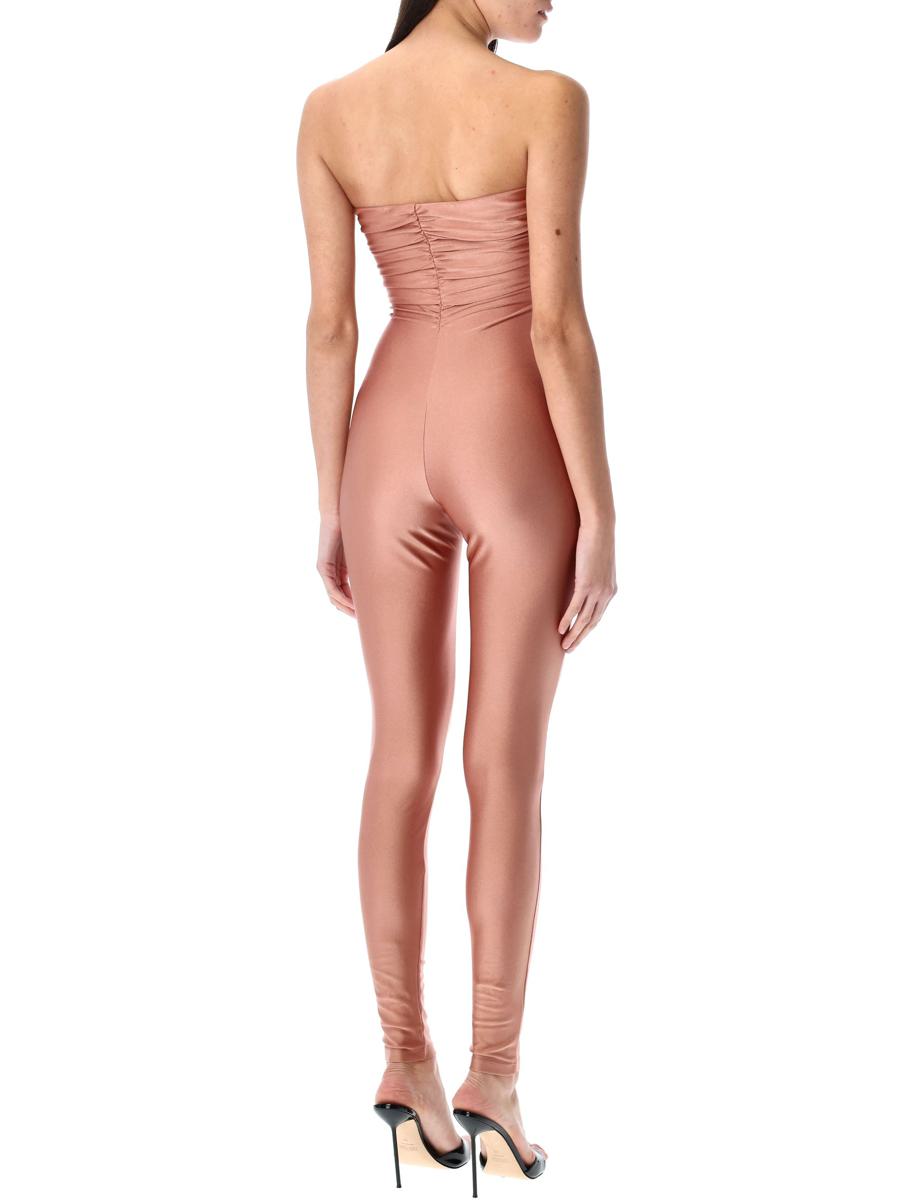 Der trägerlose Jumpsuit „Vicky“ von Andamane