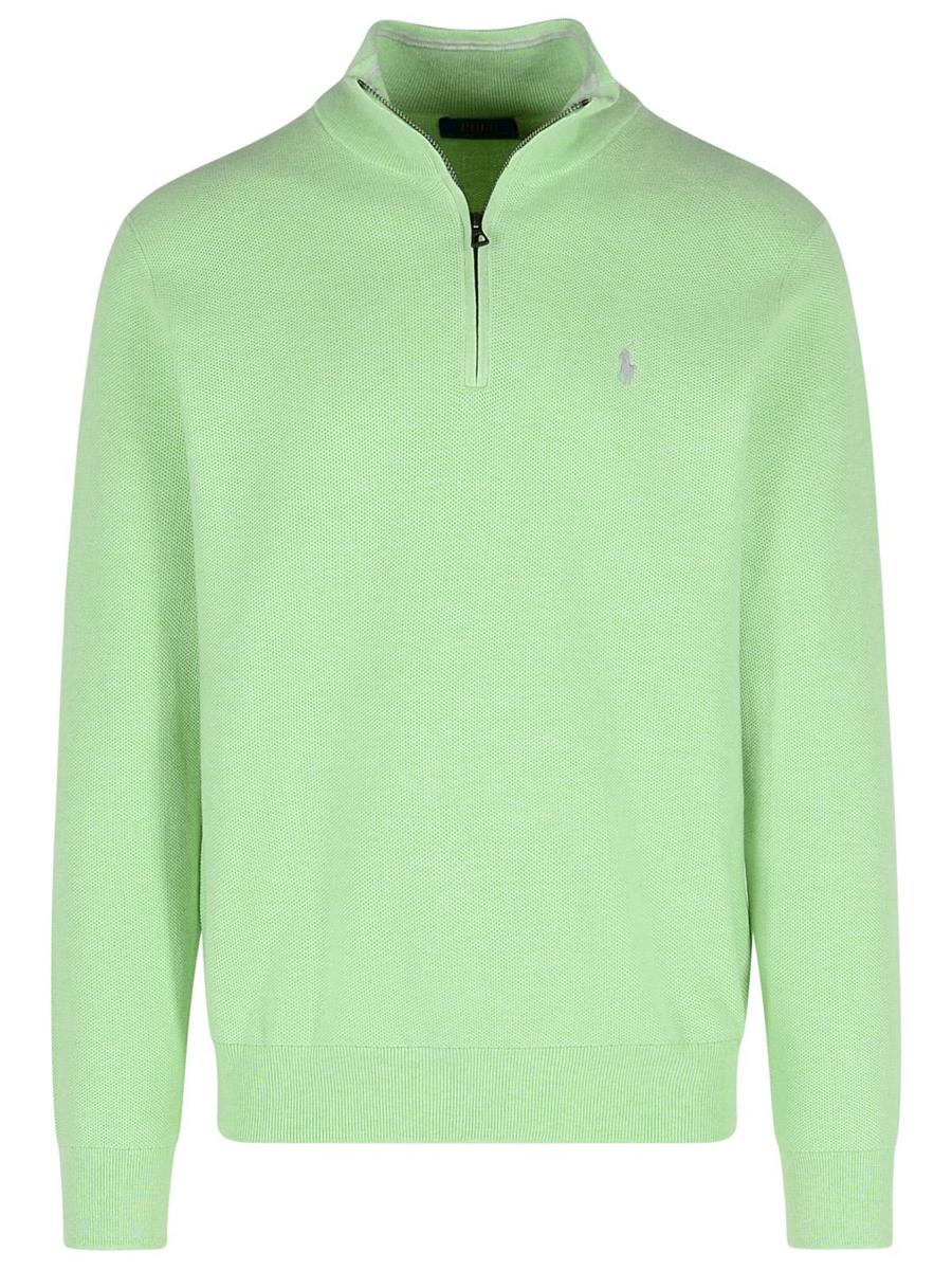 Polo Ralph Lauren Hellgrüner Baumwollpullover