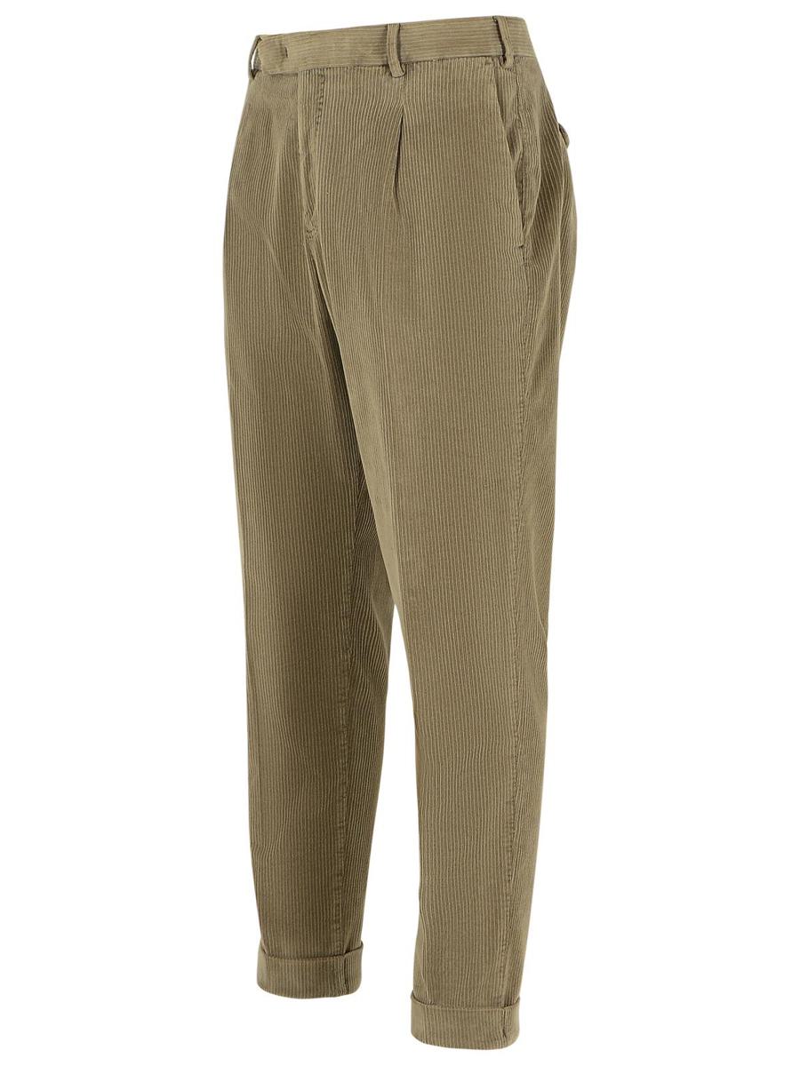 Pt Torino Beige Hose aus Baumwollmischung