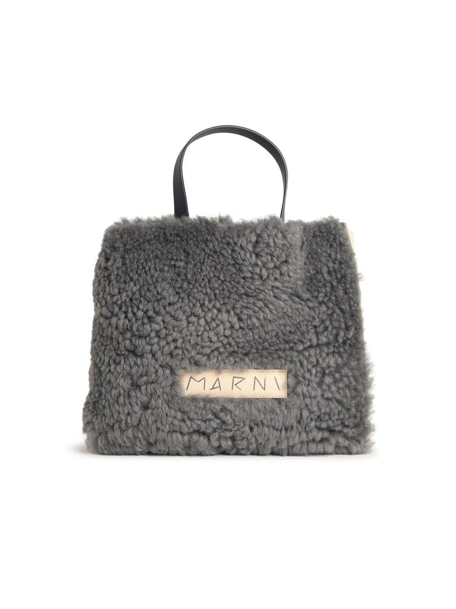 Marni „Museum“ zweifarbige Tasche aus Ledermischung