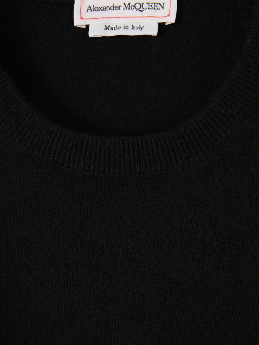 Alexander McQueen Kaschmirpullover mit Logo