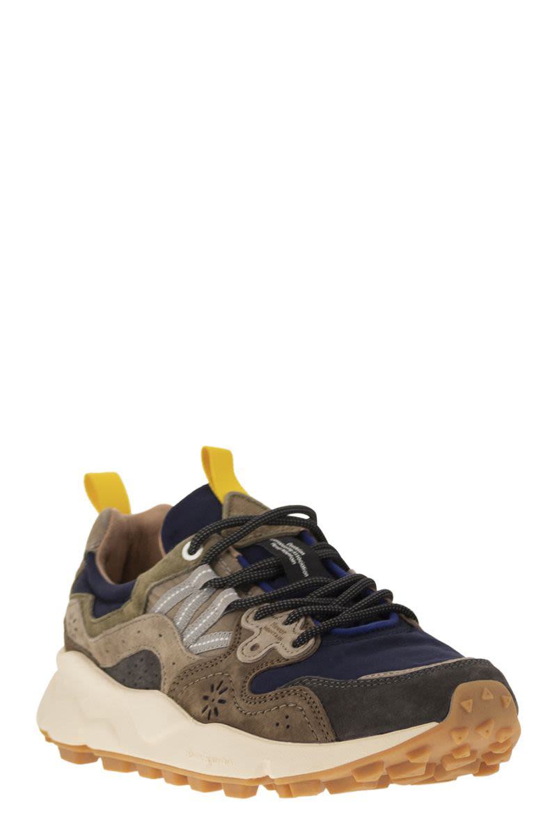 Flower Mountain Yamano 3 - Sneakers aus Wildleder und Funktionsgewebe