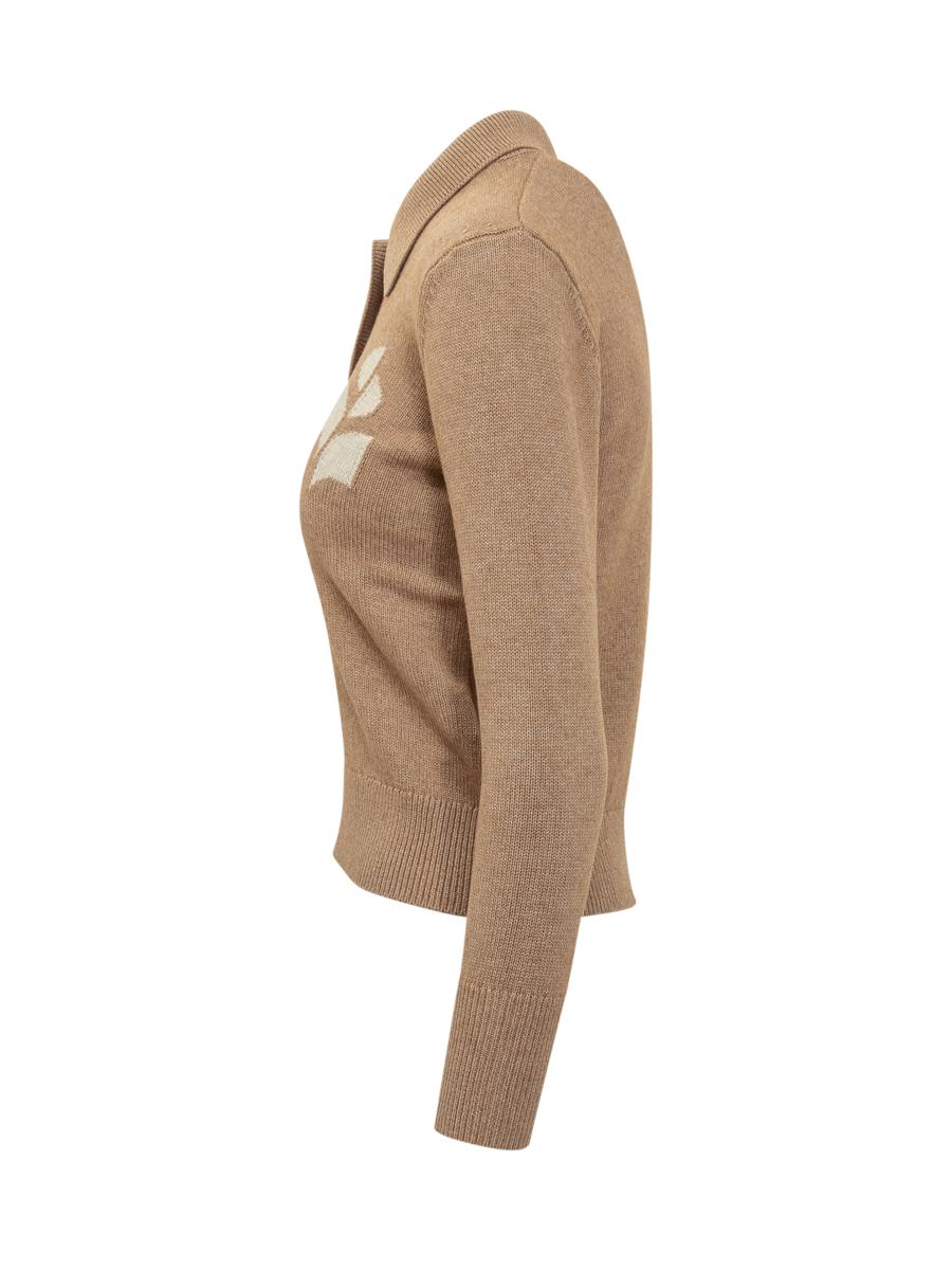 Isabel Marant Étoile Poloshirt mit gesticktem Marant Étoile-Logo