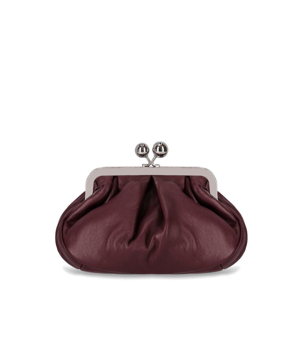 Weekend Max Mara Pasticcino Prati Kleine Burgunder-Clutch