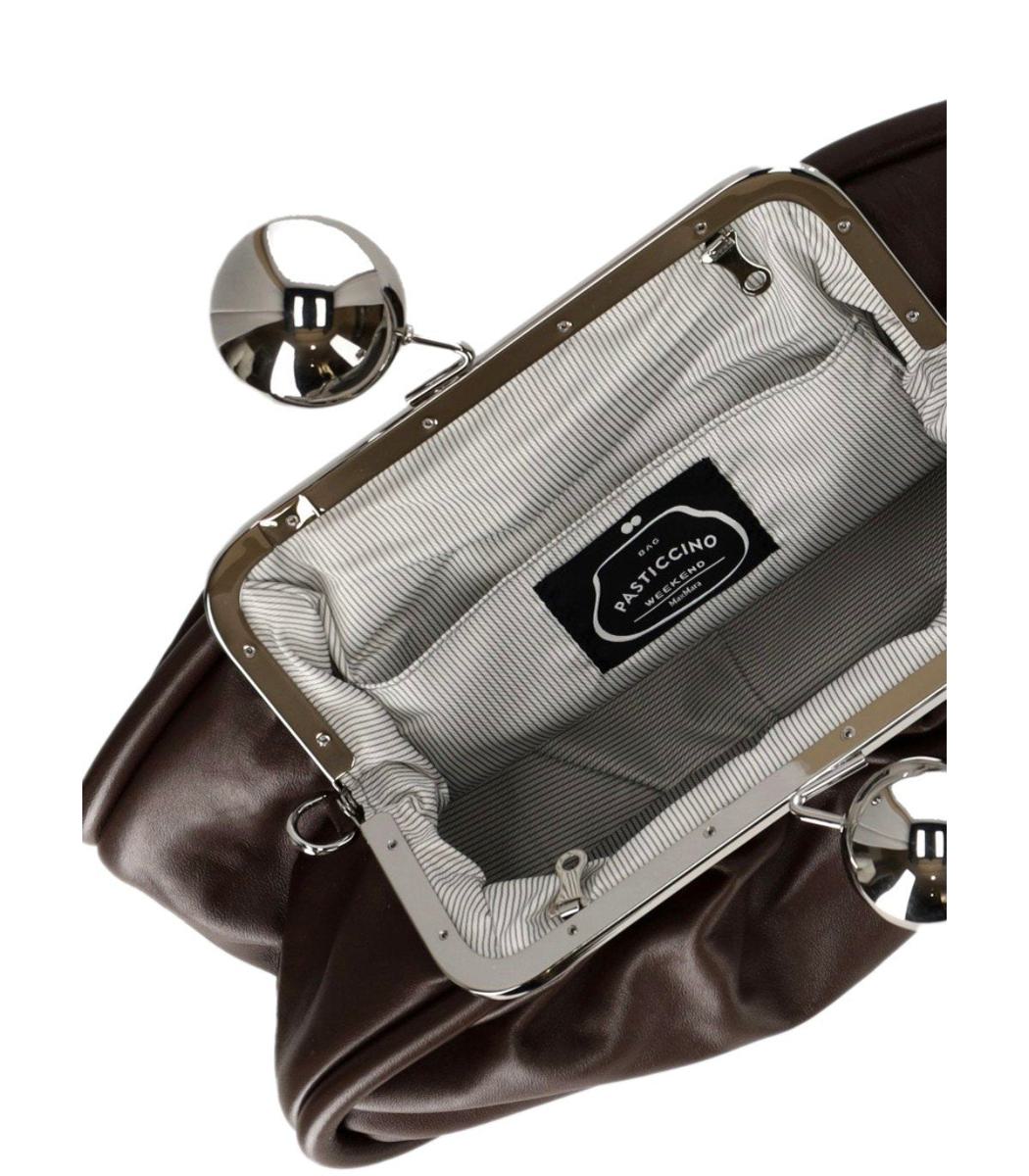 Weekend Max Mara Pasticcino Milvanew Mittelbraune Clutch