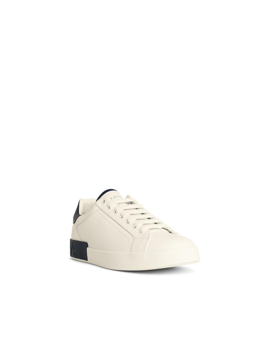 Dolce & Gabbana – Portofino – Weiße Ledersneaker