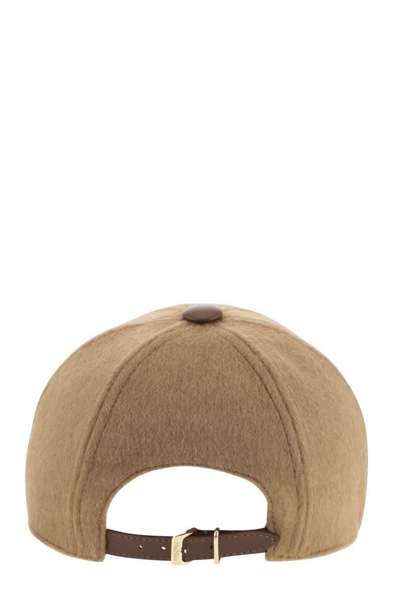 Max Mara Fedora – Kamelfarbene Baseballkappe