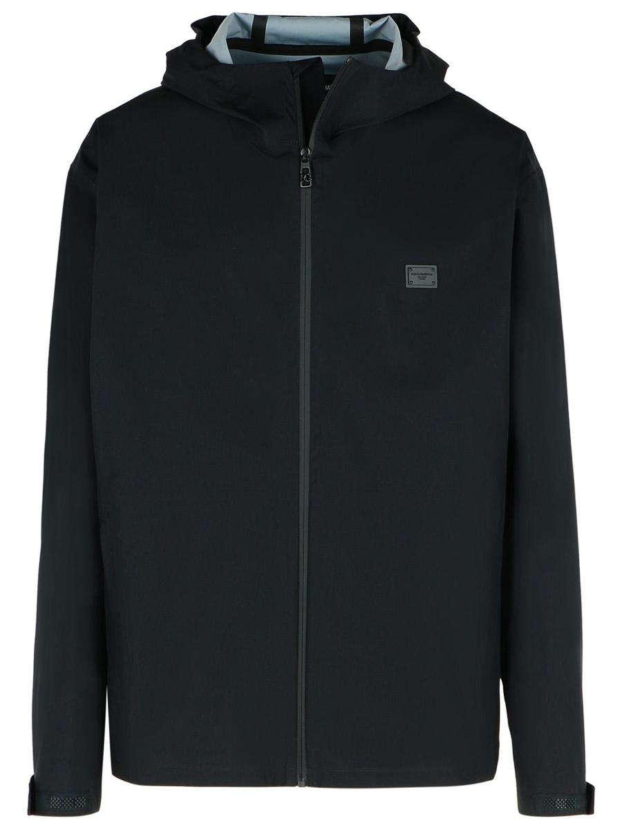 Schwarze Nylonjacke von Dolce & Gabbana