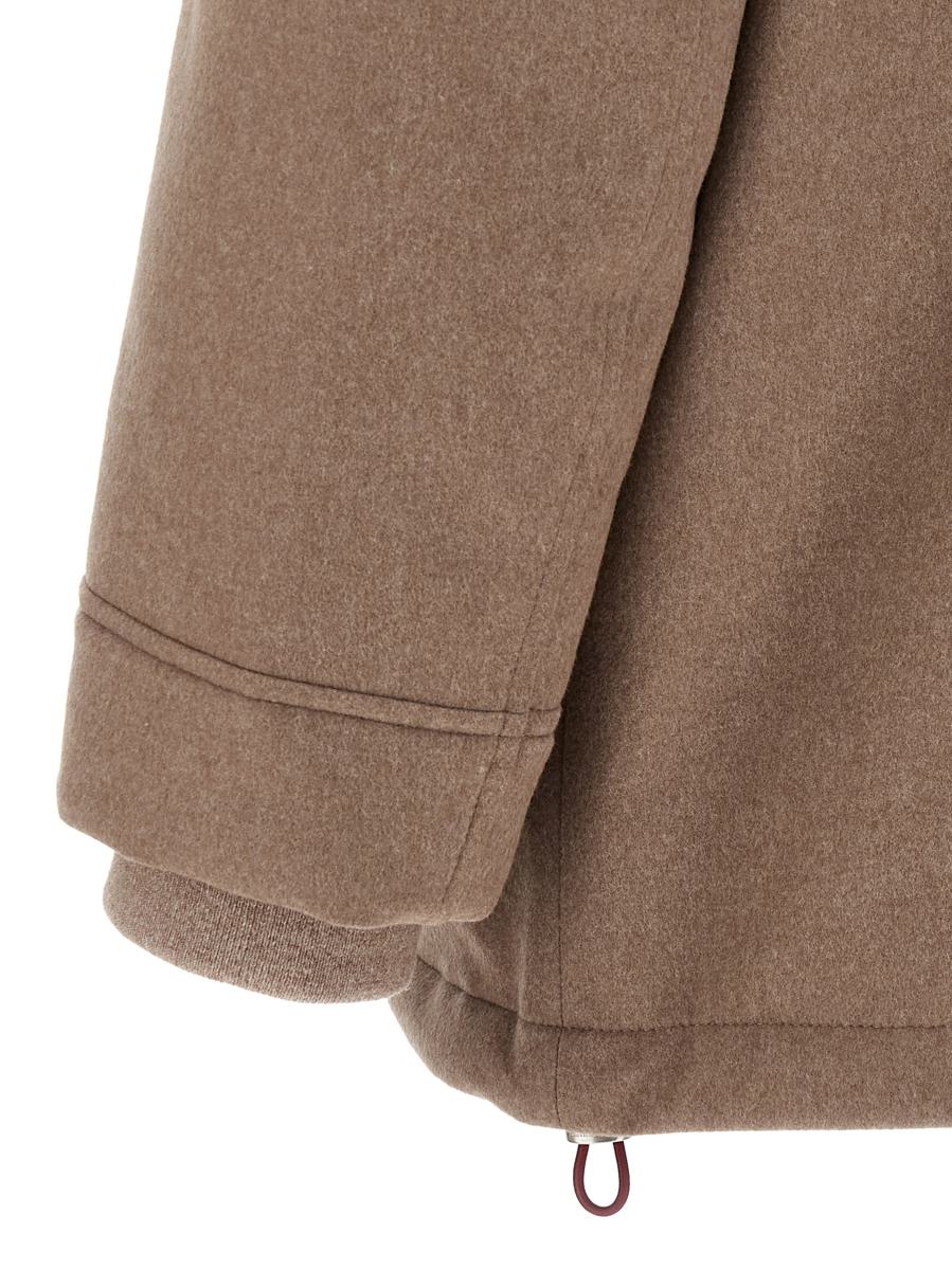 Brunello Cucinelli Flanell-Daunenjacke