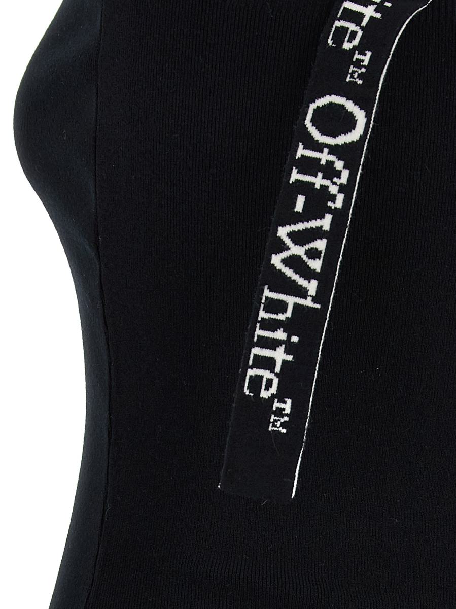 Off-White „Logoband“-Kleid