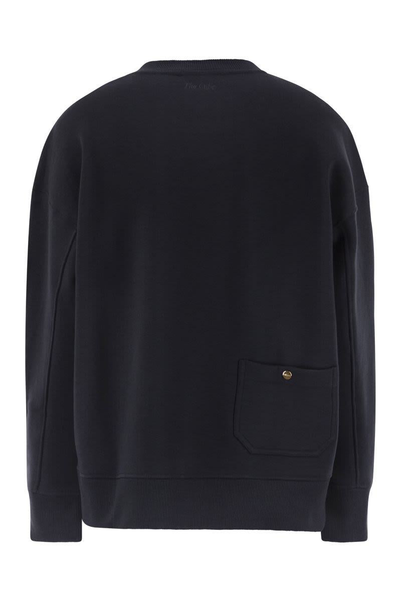 'S Max Mara Monza – Baumwoll-Sweatshirt mit Logo