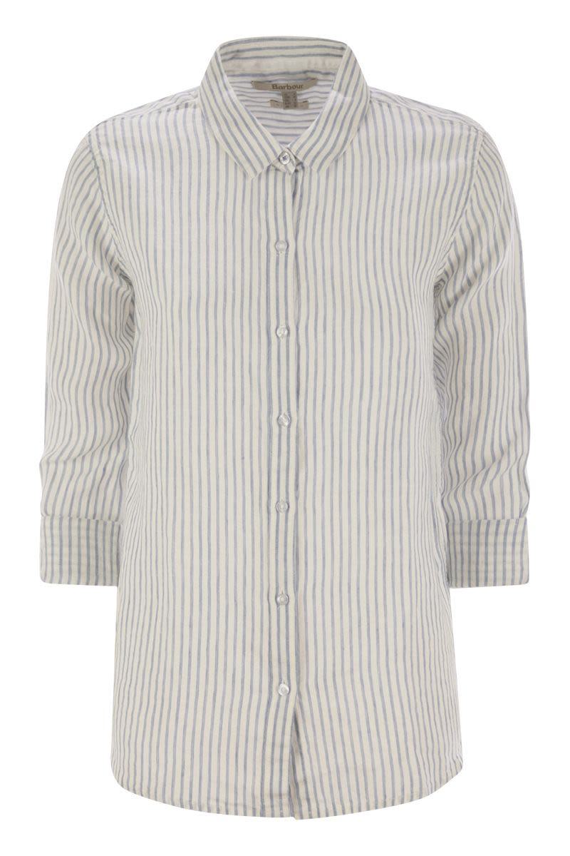 Barbour Marine – Gestreiftes Leinenhemd
