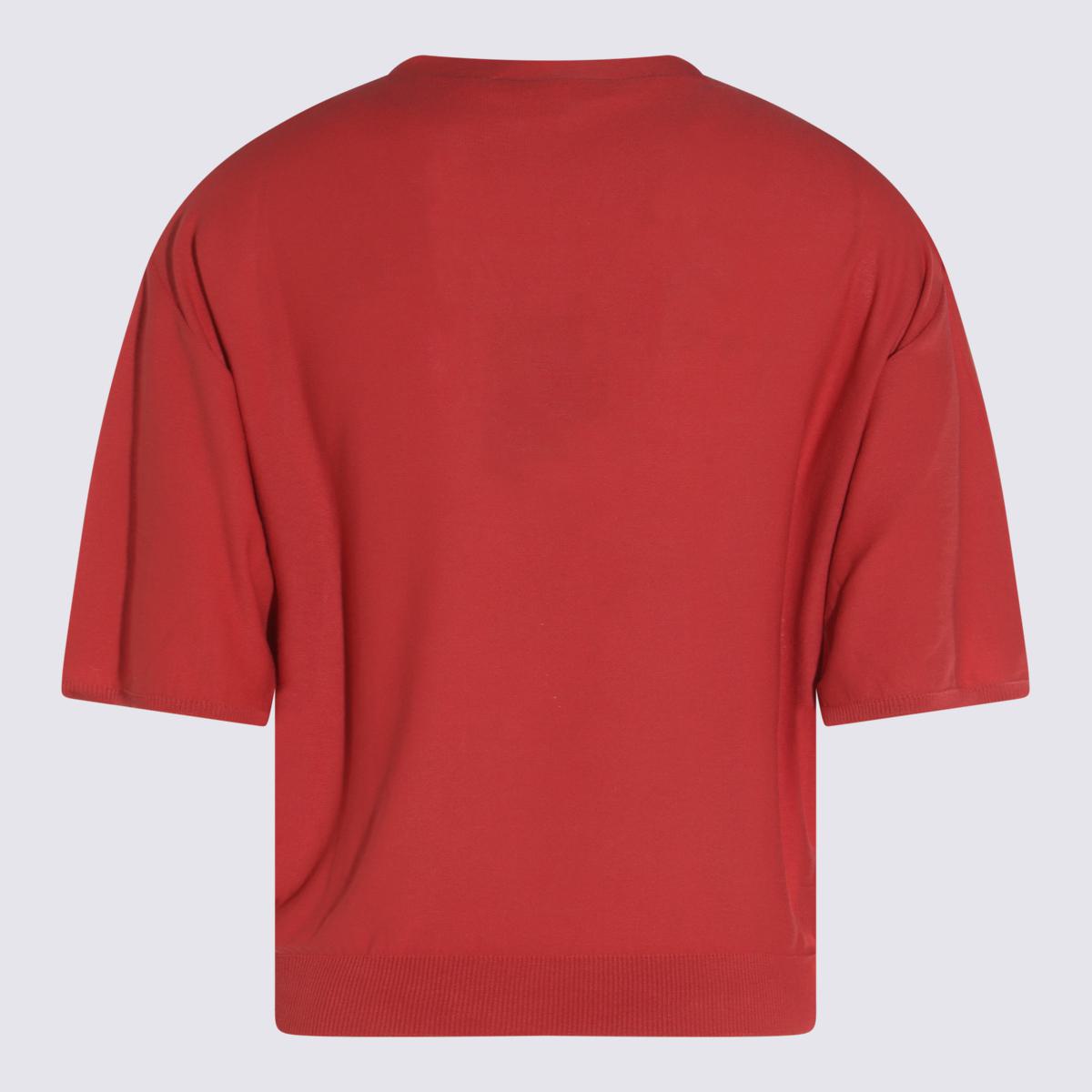 Antonelli – Rotes Leinen-T-Shirt