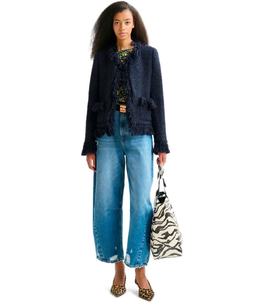 Essentiel Antwerp Iskra Marineblaue Jacke