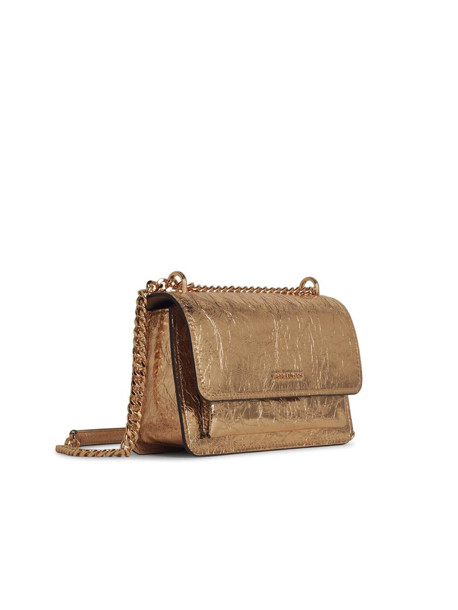 Michael Kors – Umhängetasche „Claire“ aus goldenem Leder