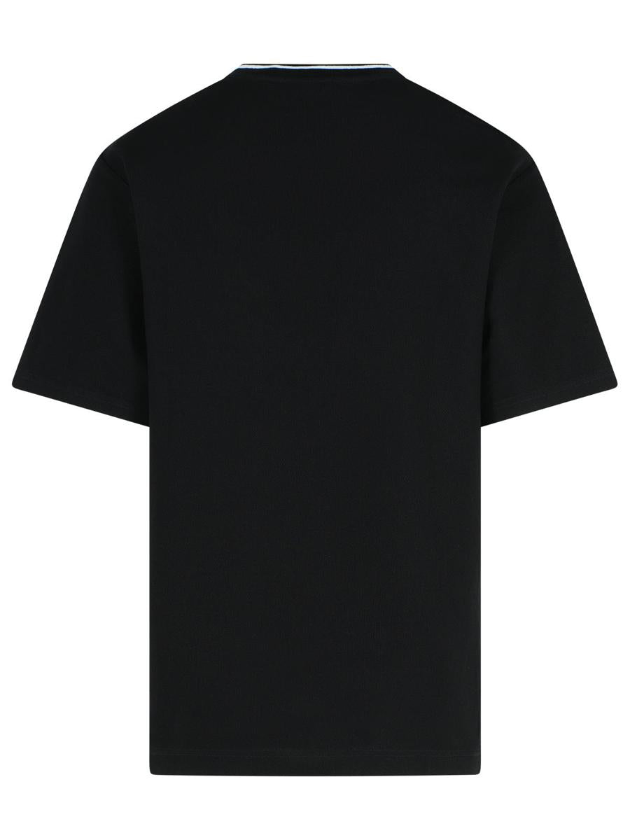 Dolce & Gabbana Schwarzes Baumwoll-T-Shirt