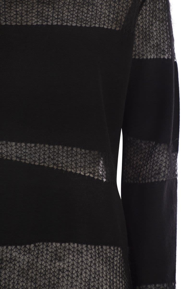 Fabiana Filippi Platin-Pullover mit U-Boot-Ausschnitt