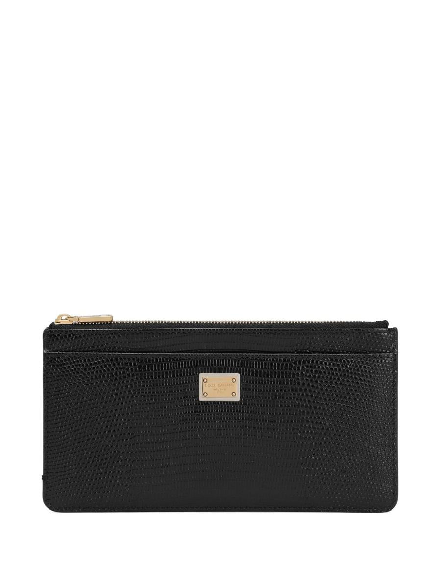 Dolce & Gabbana – Kartenetui mit Logo-Schild
