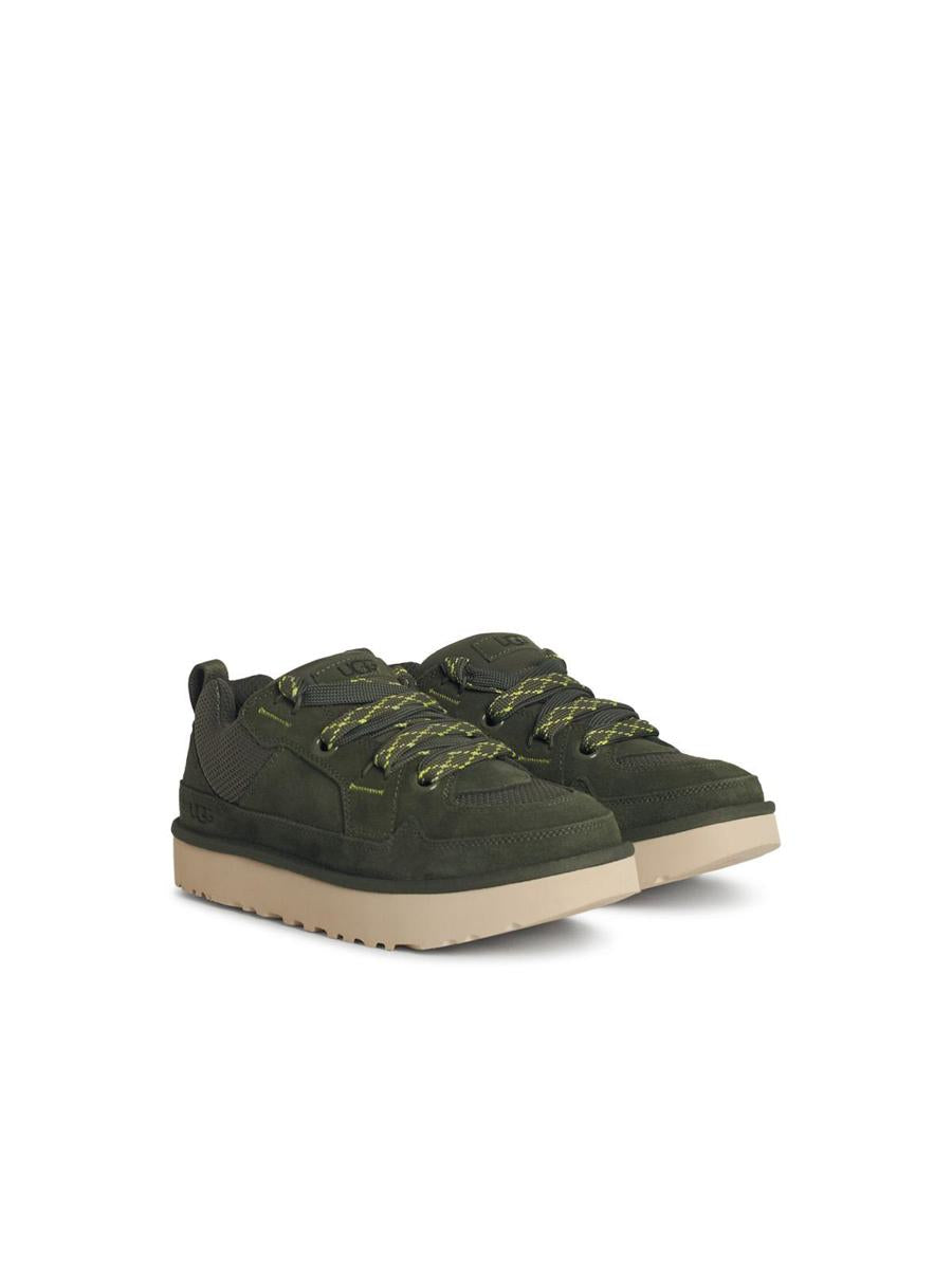 UGG – Lowmel – Grüne Wildleder-Sneaker