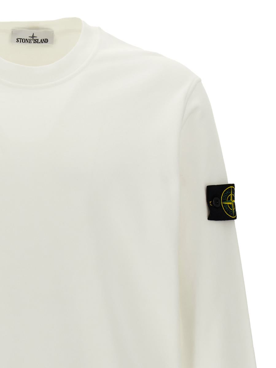 Sweatshirt mit Logo-Aufnäher von Stone Island