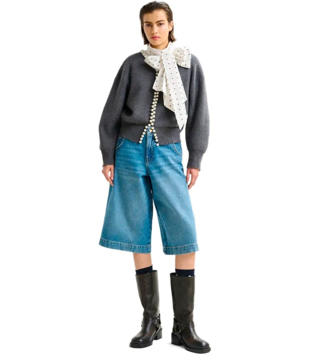 Essentiel Antwerp Ideas Graue Strickjacke