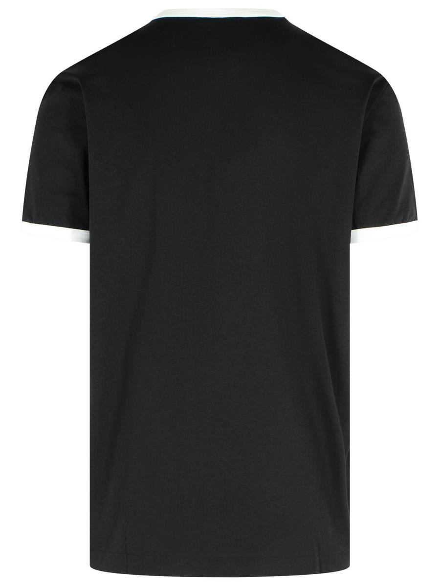 Dolce & Gabbana Schwarzes Baumwoll-T-Shirt