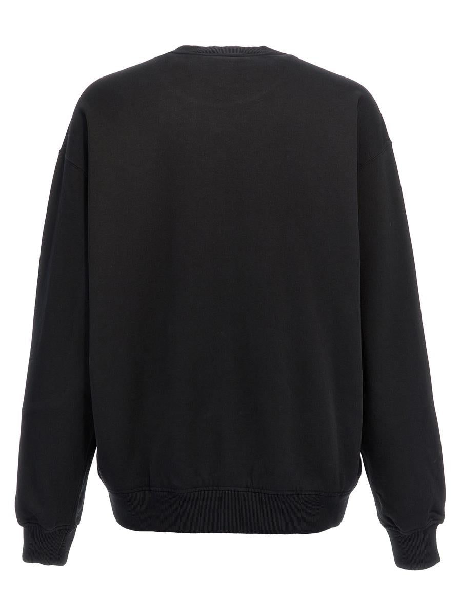 Dolce & Gabbana – Sweatshirt mit beflocktem Logo