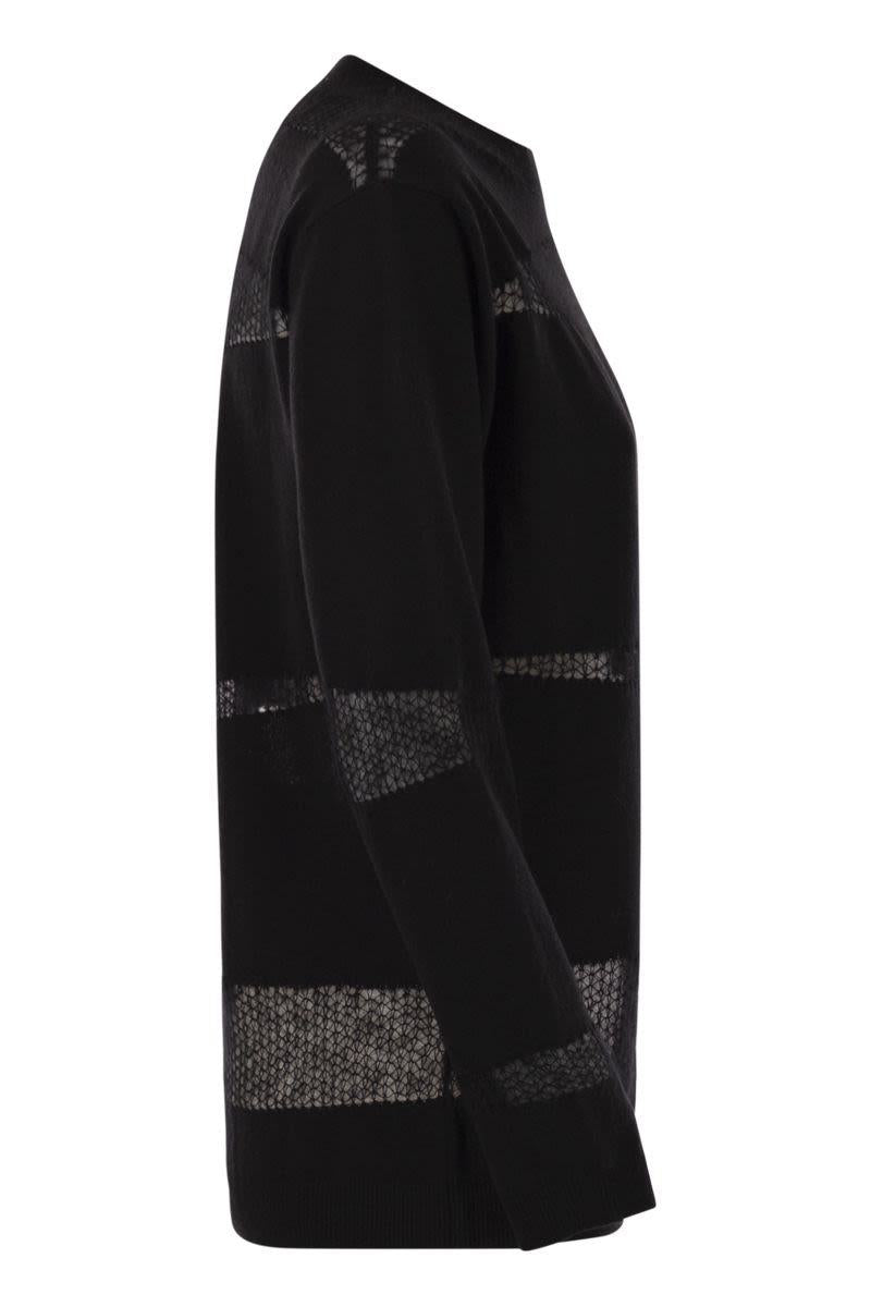 Fabiana Filippi Platin-Pullover mit U-Boot-Ausschnitt