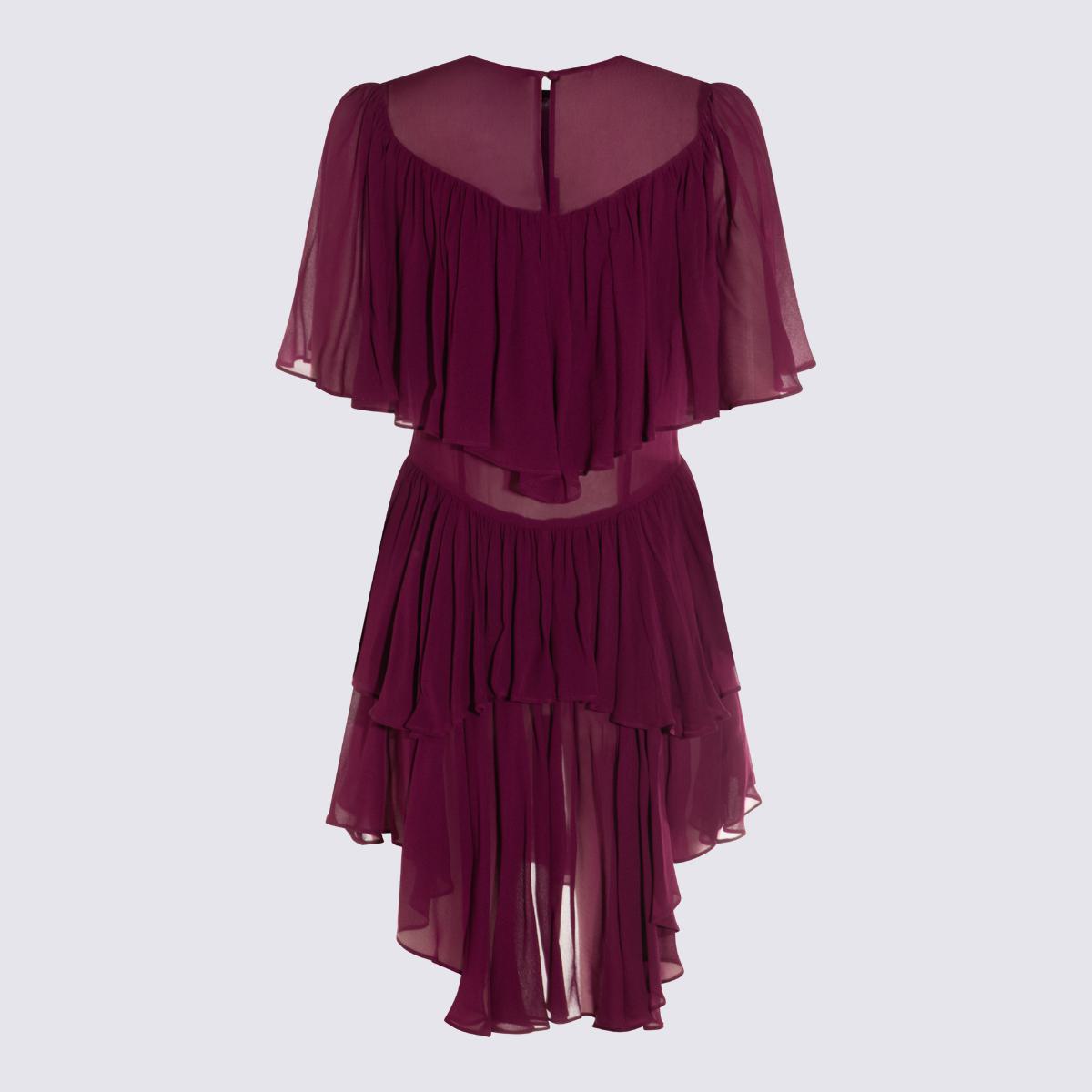 Twinset – Lilafarbenes Minikleid aus Viskose