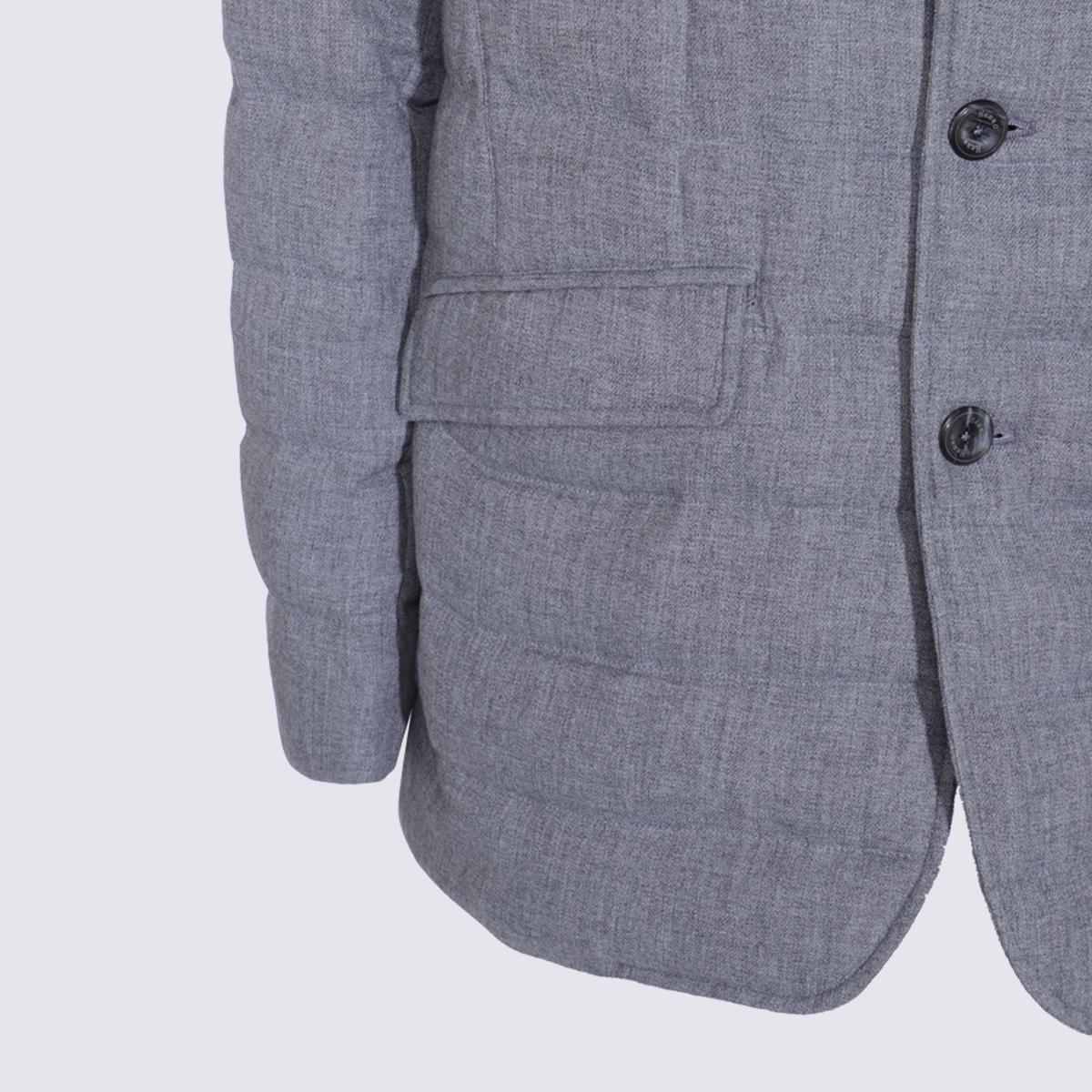 Graue Daunenjacke von Herno