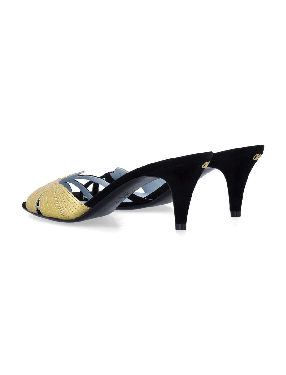 Valentino Garavani Foliefoliage Slide Sandale