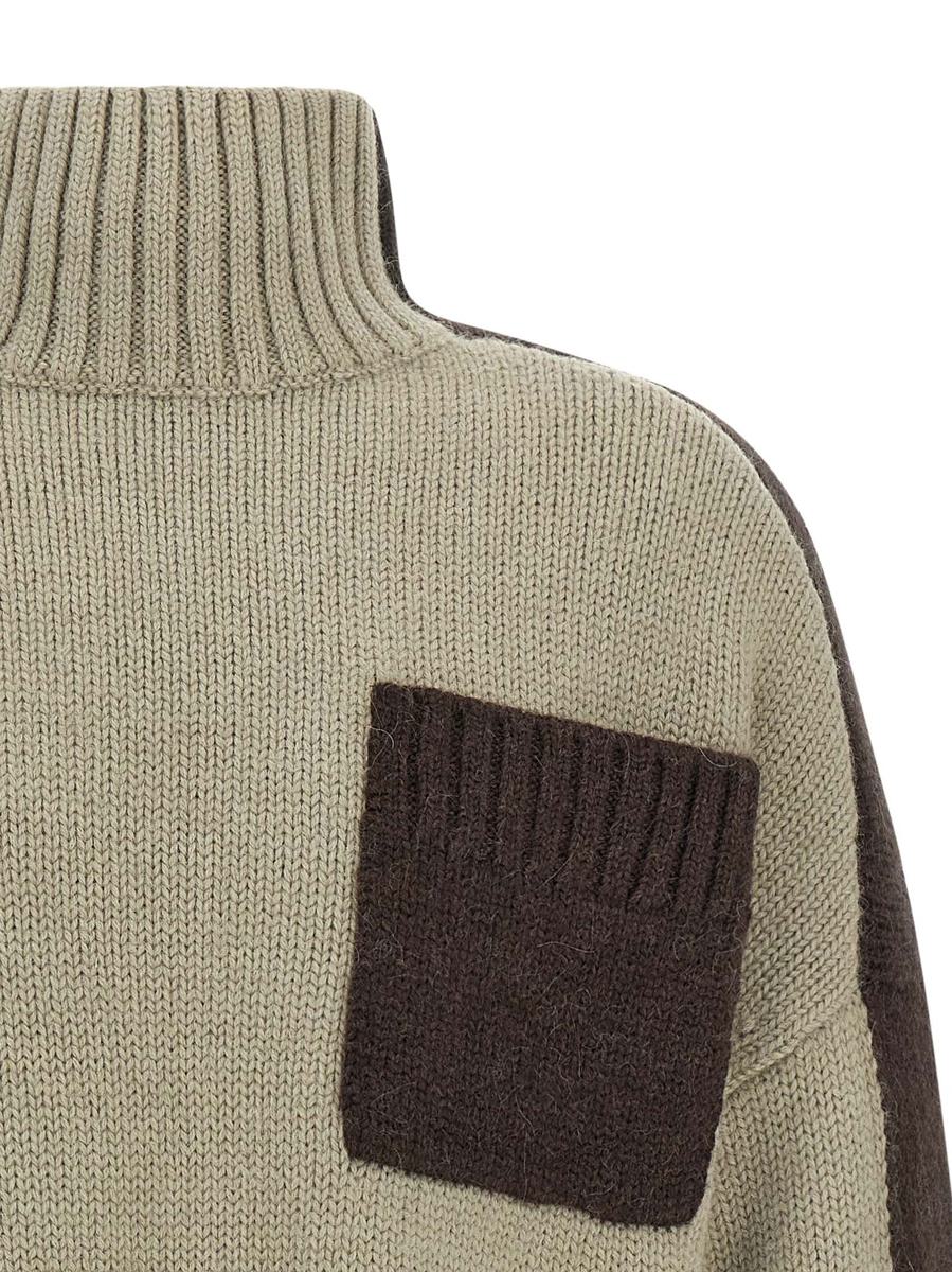 JW Anderson – Pullover mit zweifarbiger aufgesetzter Tasche