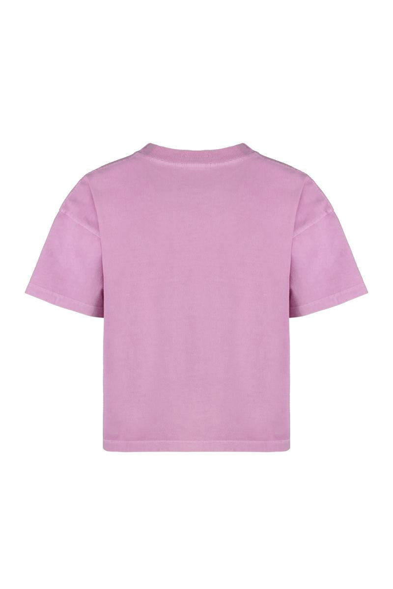 Mother The Grab Baumwoll-T-Shirt mit Rundhalsausschnitt