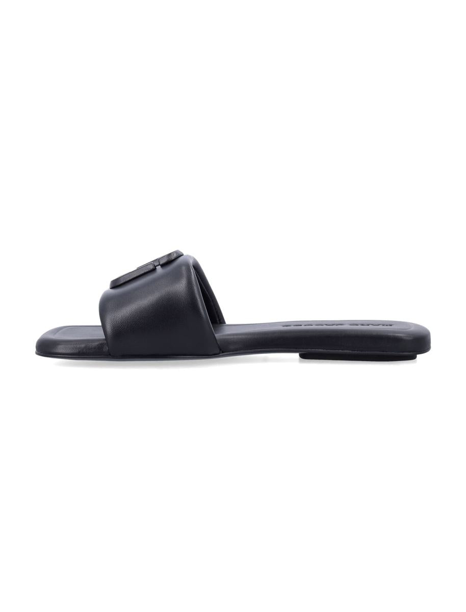 Marc Jacobs – Flache Ledersandale „The J Marc“