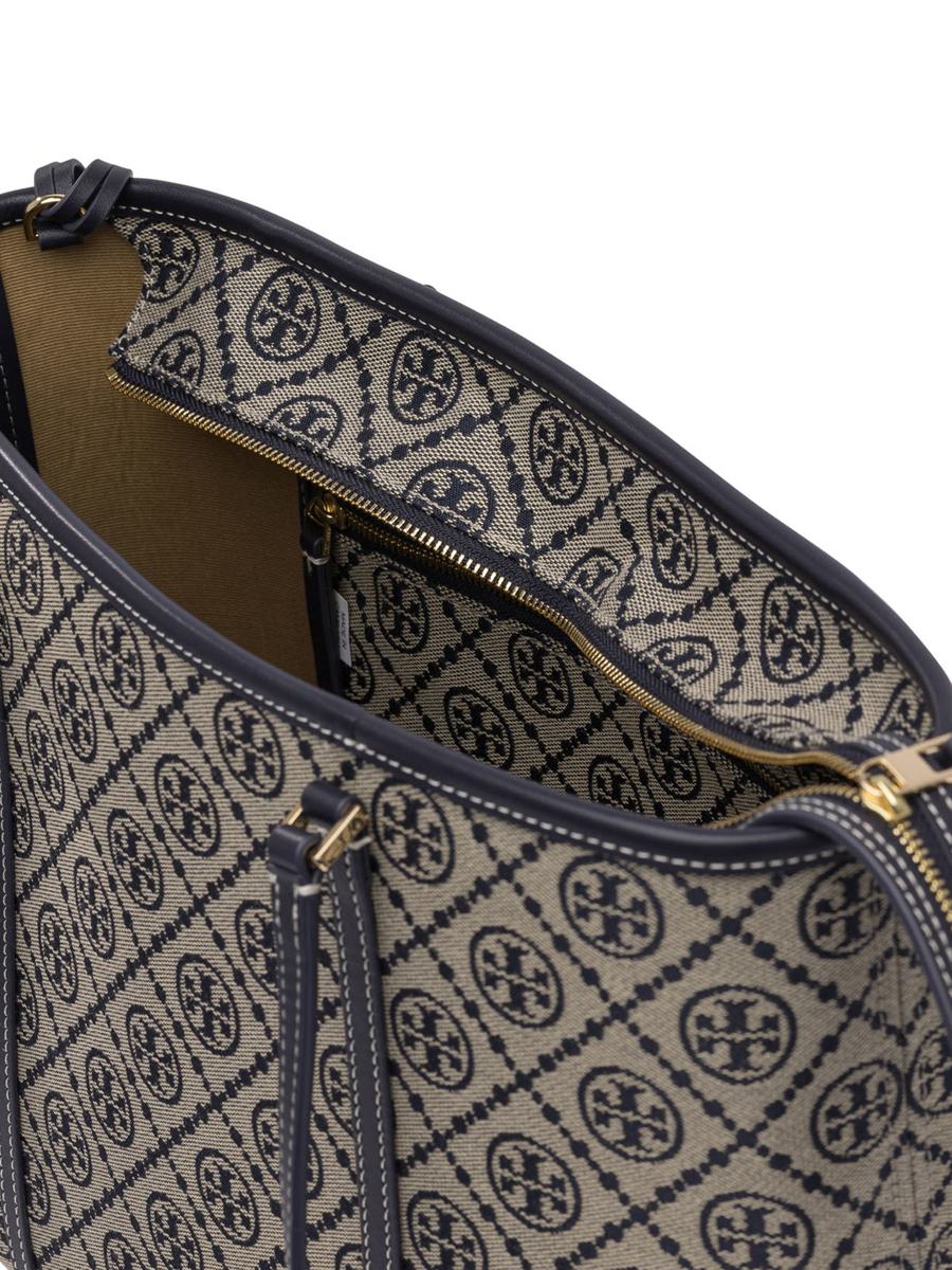 Tory Burch Kleine Tragetasche mit Reißverschluss und T-Monogramm