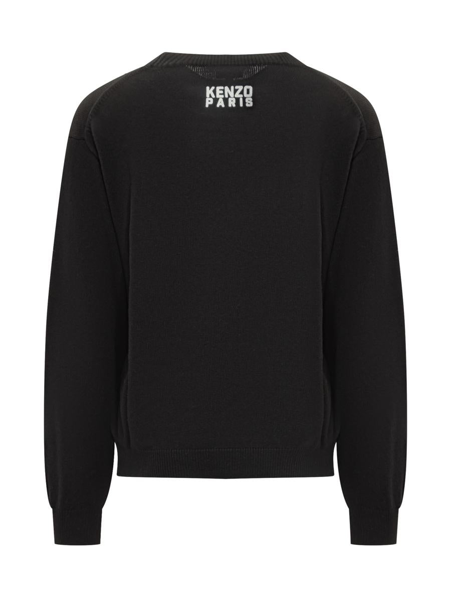 Kenzo Kenzo Herren Schwarzer Pullover mit Tiger