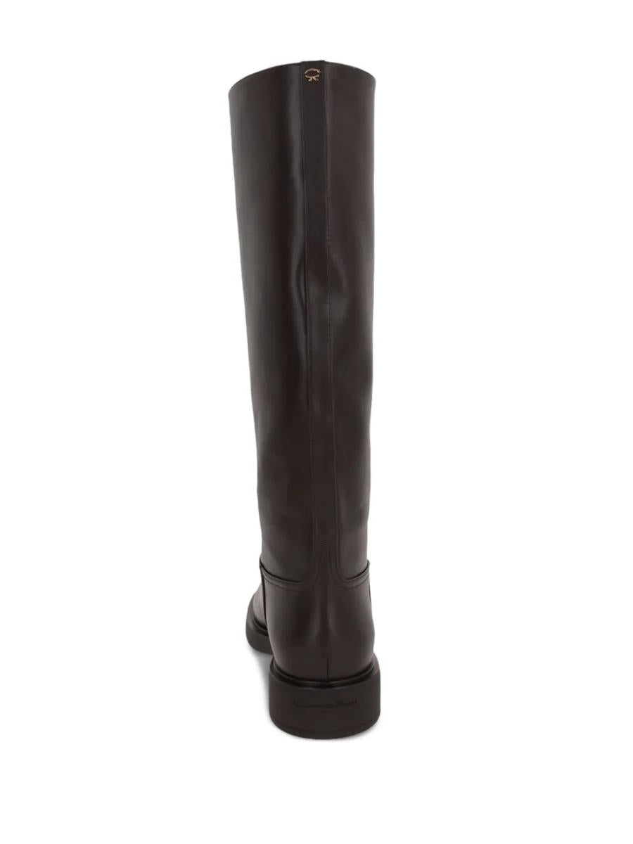 Gianvito Rossi 50 mm Mokka-Stiefel