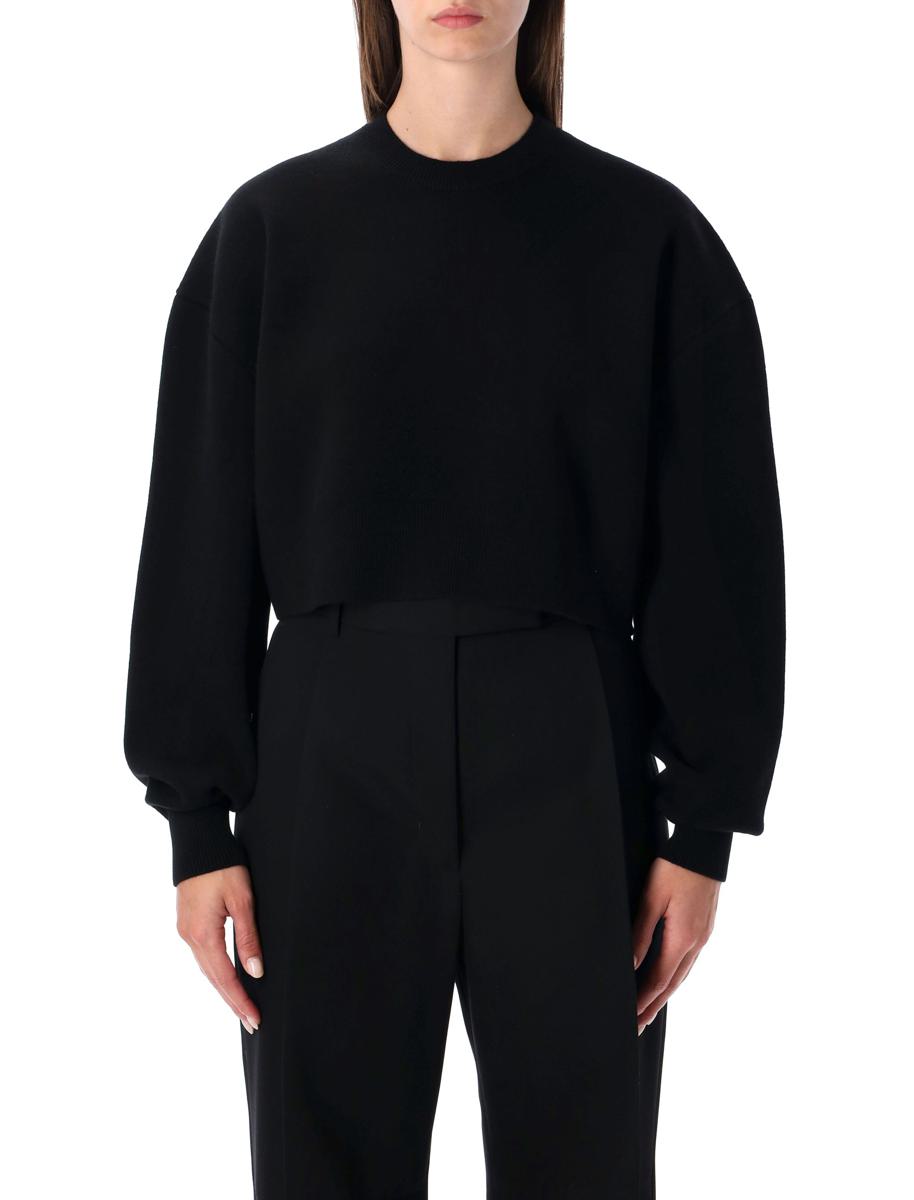 Tom Ford – Kurzer Pullover aus schwarzer Wolle und Kaschmir
