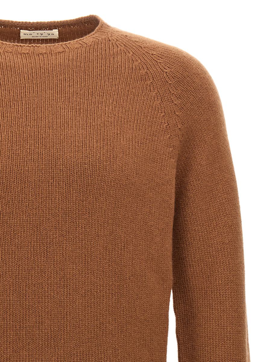 Ma'Ry'Ya Pullover mit Rundhalsausschnitt