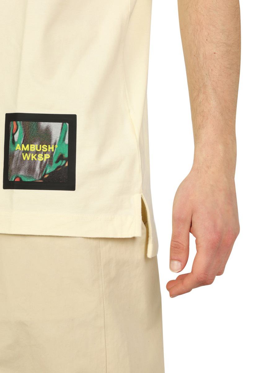 T-Shirt mit Ambush-Logo-Patch
