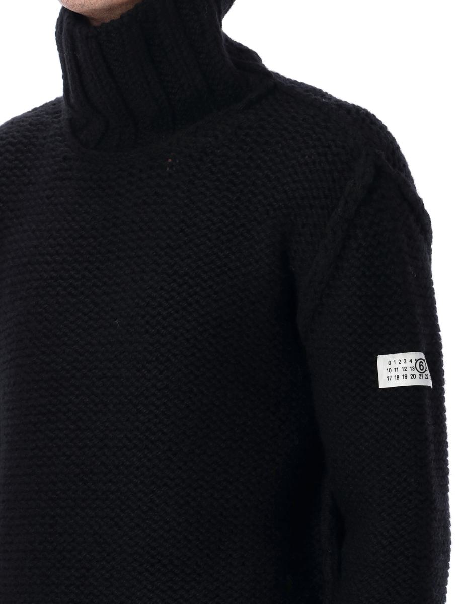 MM6 Maison Margiela – Rollkragenpullover aus dicker Wolle