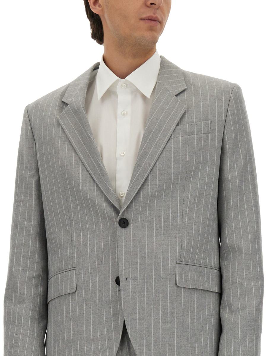 Hugo Boss – Slim Fit-Anzug mit Streifenmuster