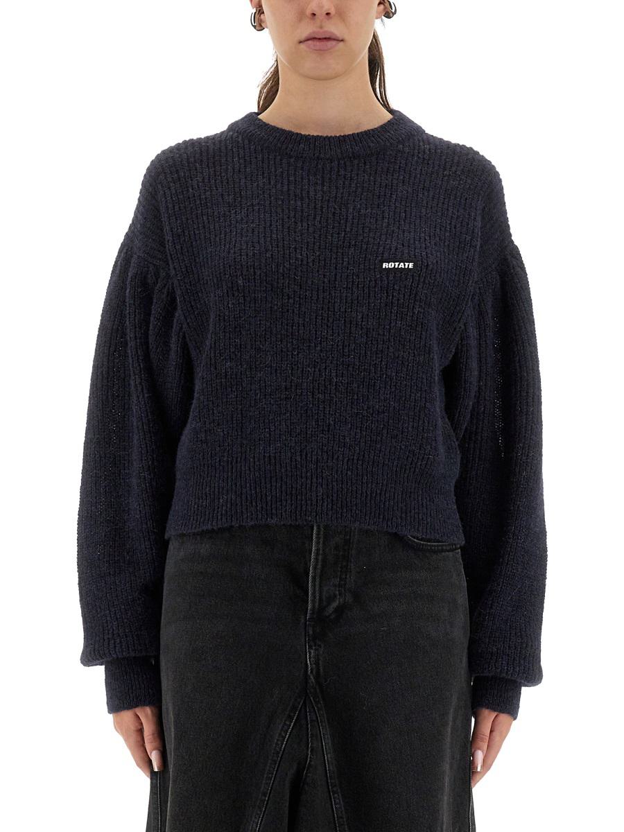 Rotate Birger Christensen Woll-Puffpullover